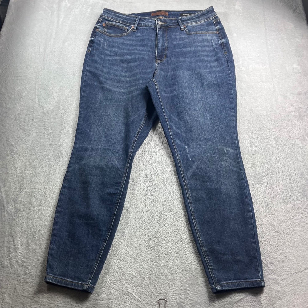 Judy Blue Skinny Fit Jeans Womens 18W Dark Wash High Rise Stretch JB88692DK